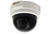 ACTI D54 1MP Indoor Dome with D/N, Adaptive IR, Fixed Lens